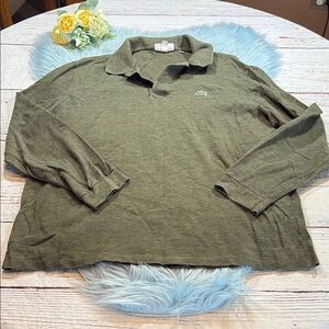 Lacoste Classic Fit Green Long Sleeve Polo sz XXL